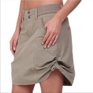 Kuhl Khaki Walking Skort Skirt Outdoor